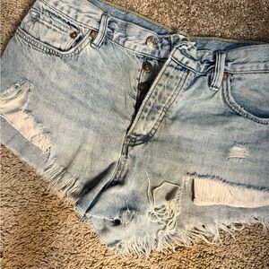 Free People | We The Free Loving Good Vibrations Cutoffs